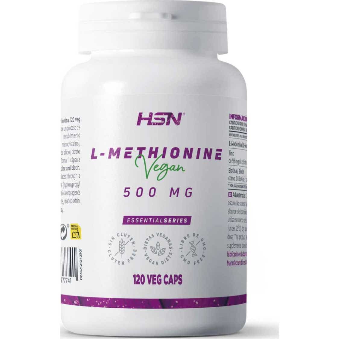 HSN L-Metionina 500mg 120vcaps