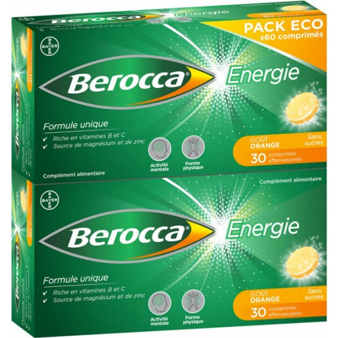 Berocca Energie Efervescente Sin Azúcar 60Comp