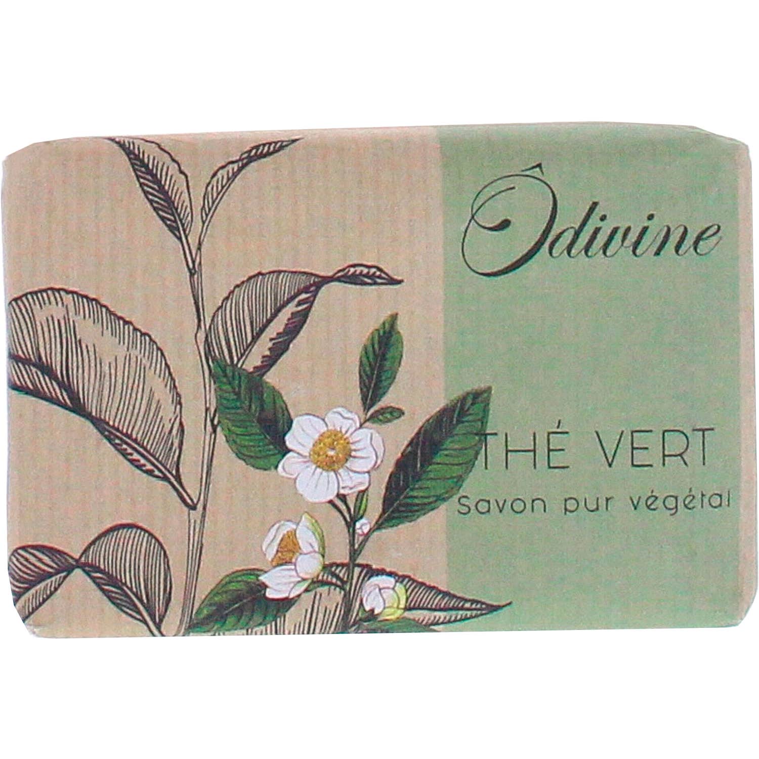 Ôdivine Jabón en Pastilla de Té Verde 80g