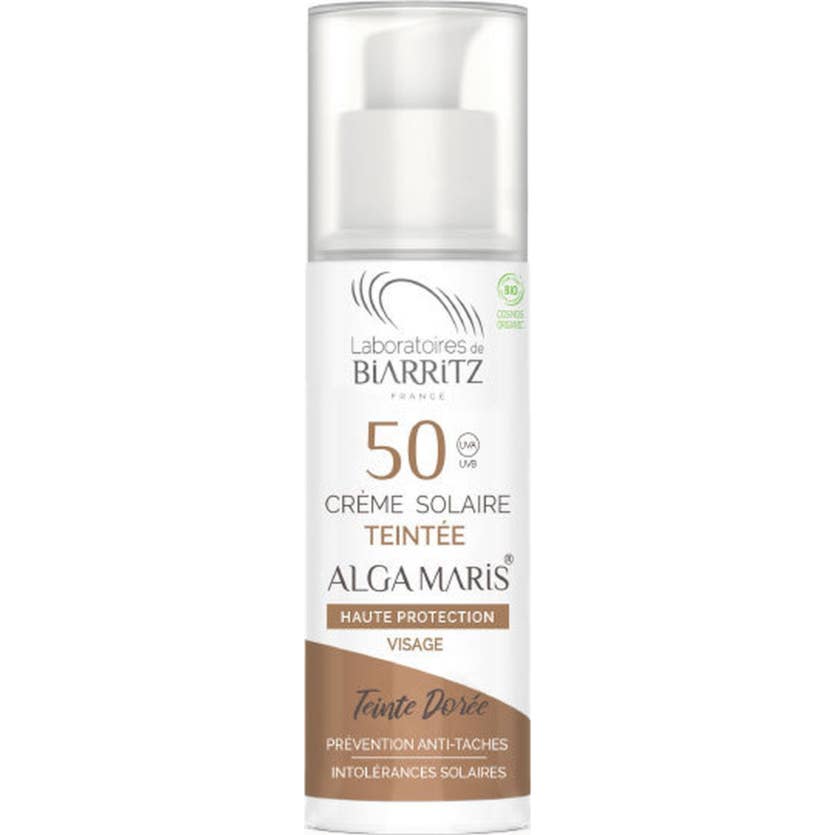 Laboratoires de Biarritz Crema Facial Color Dorado SPF50 50ml