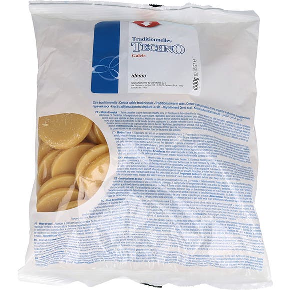 Idema Discos Cera Caliente Amarillo 1Kg