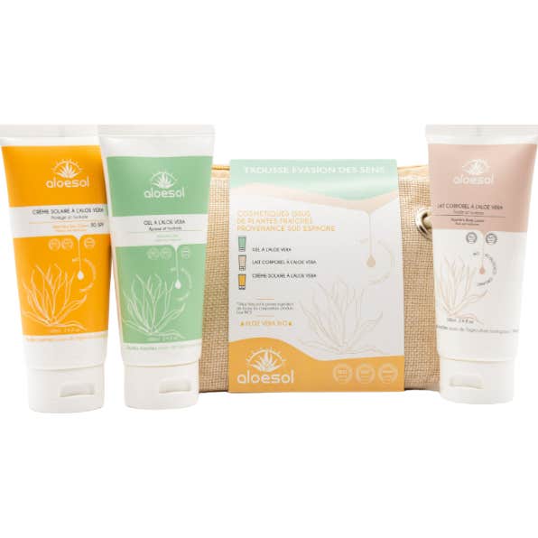 Aloesol Pack Evasion Des Sens gel + Loción Corporal + Crema Solar Spf30