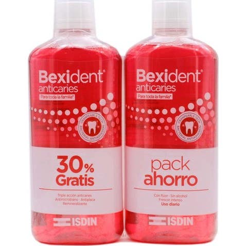 ISDIN Bexident Anticaries Colutorio 2x500 ml