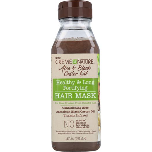 Creme Of Nature Aloe Ricino Negro Mascarilla Fortificante 355 ml