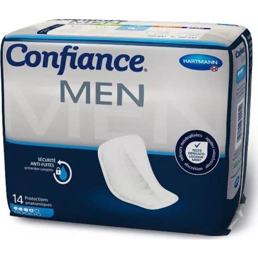 Confidence Specific Absorbent Proctections Specific Absorbent Proctections Hombres Paquete de 14 Protecciones
