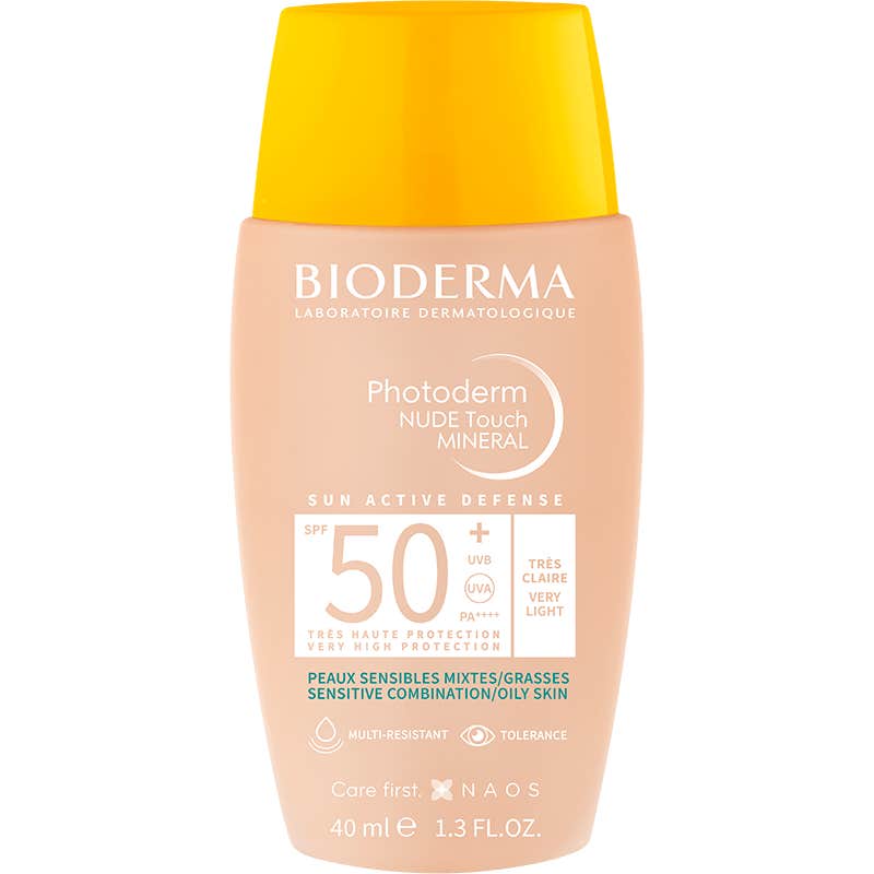 Bioderma Photoderm Nude Touch Mineral Spf50+ Muy Claro 40 ml