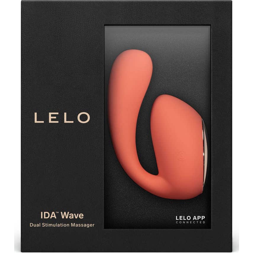 Lelo Ida Wave Masajeador Estimulador Dual Parejas Coral 1ud