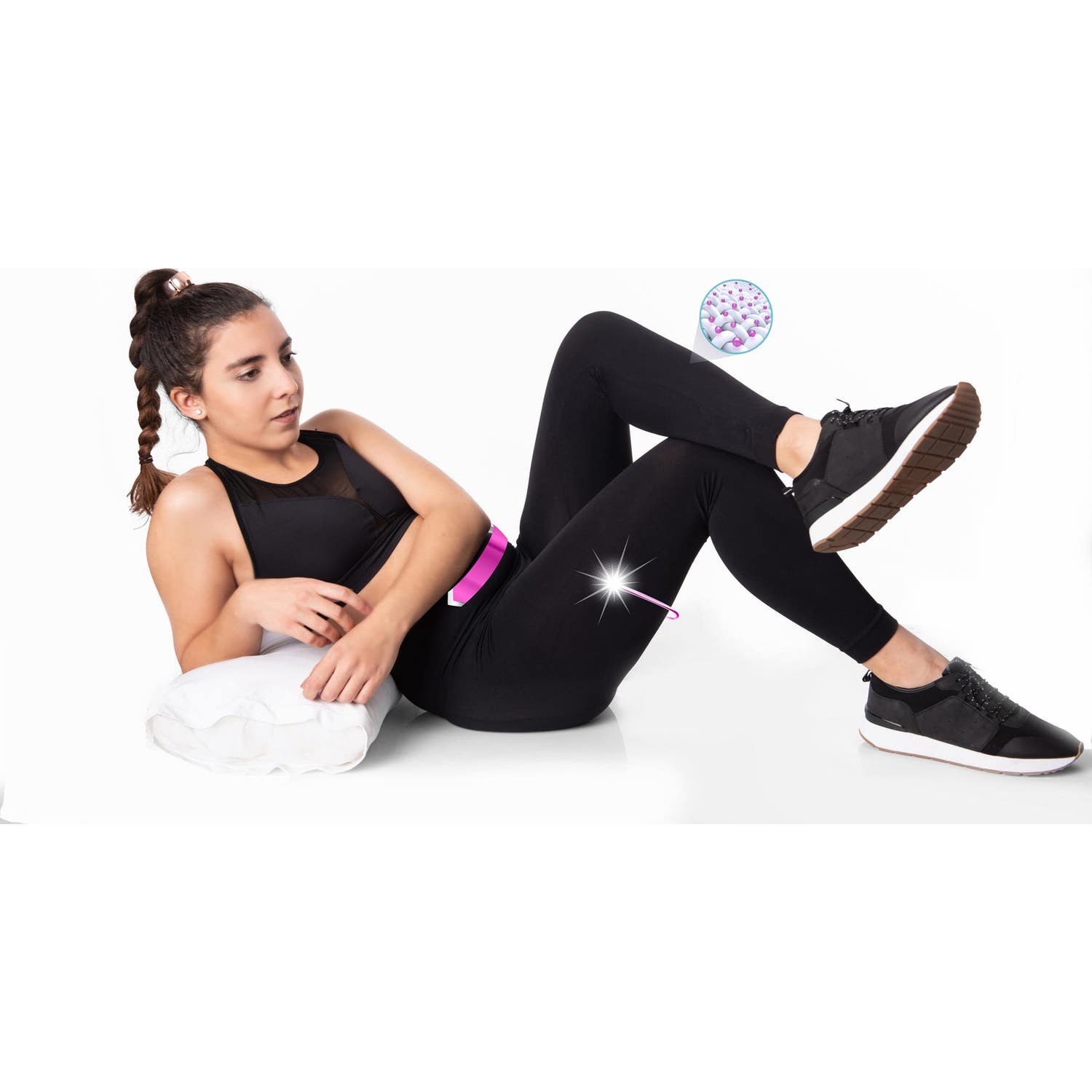 Anaissa Nina Legging Noche Fibra Emana 160den Negro M 1ud