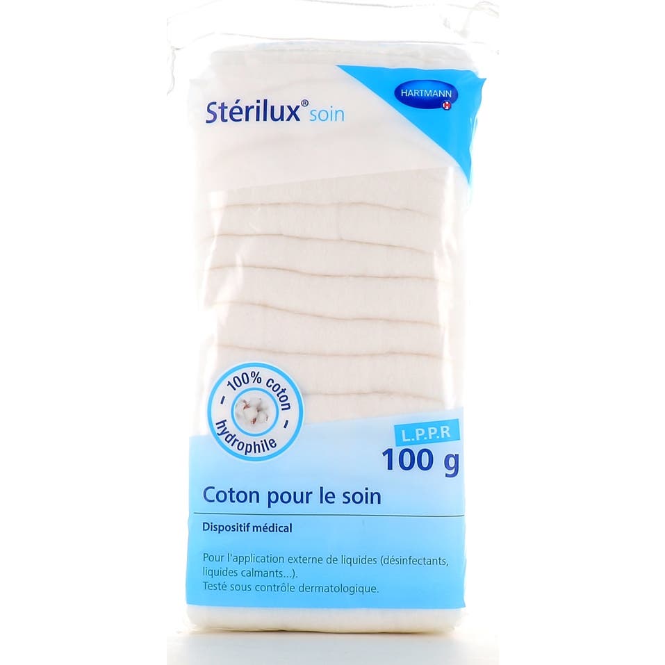 Hartmann Sterilux Coton Absorbant 100g