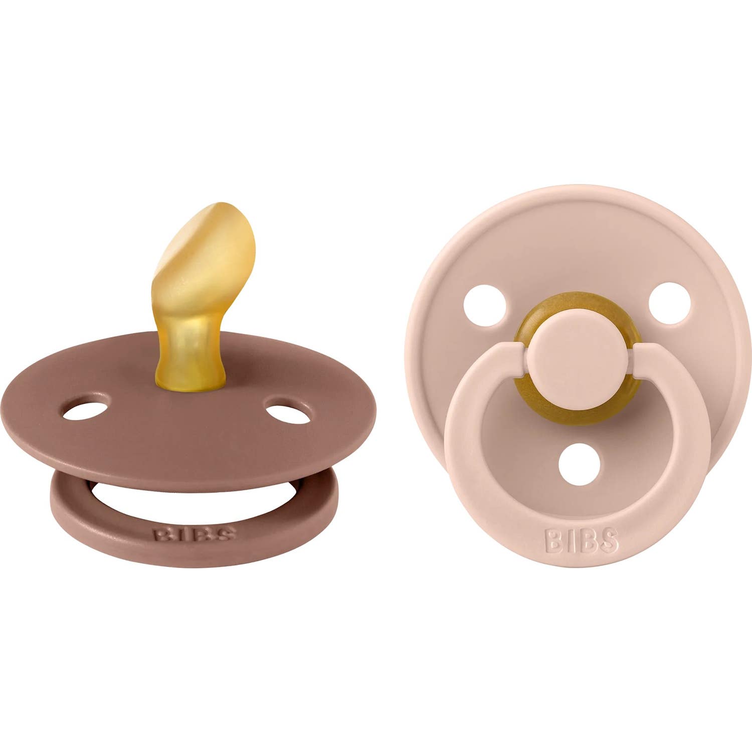 Bibs Pack Chupetas Látex 6-18m Woodchuck Blush T2 2 Unidades