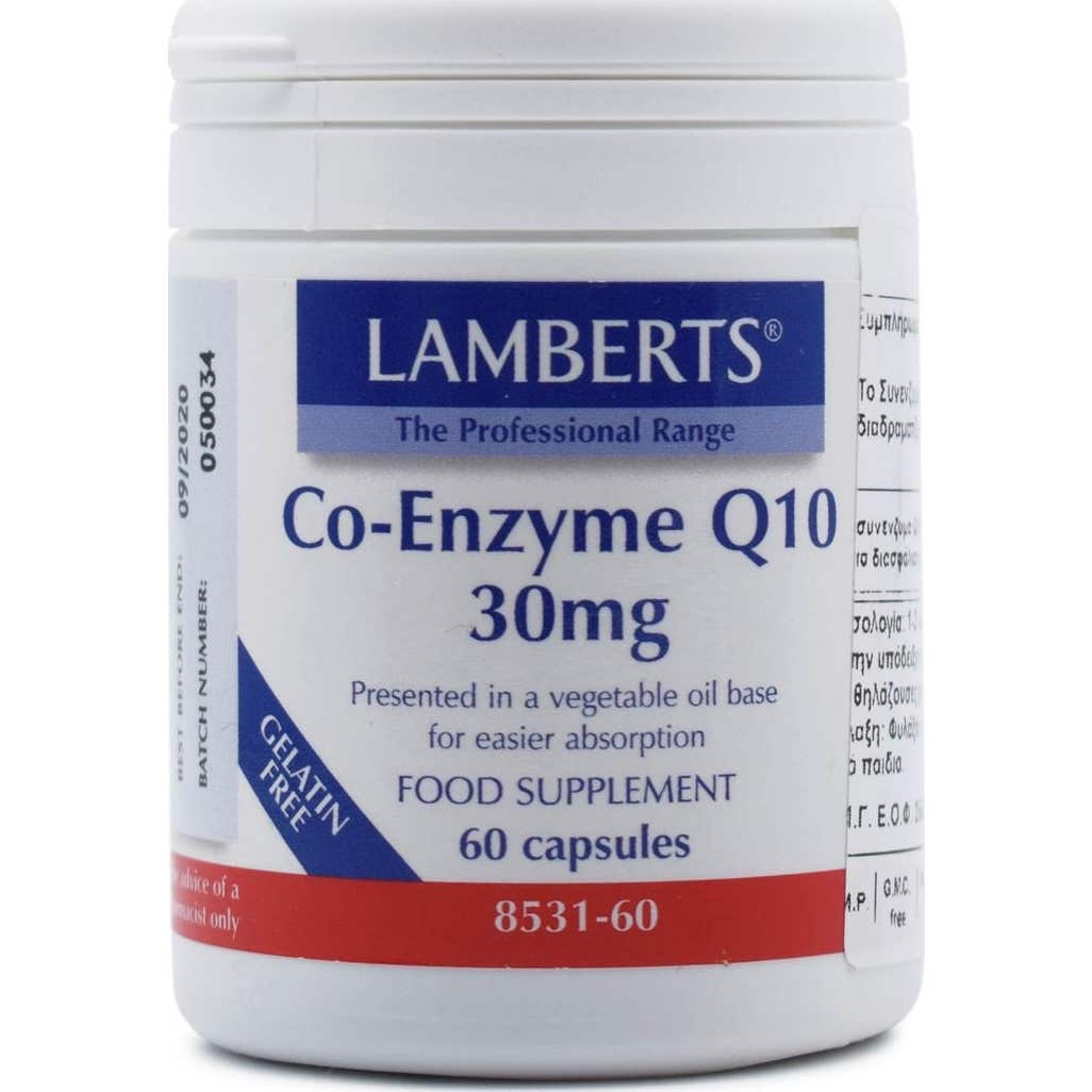Lamberts Co-enzyme Q10 30mg 60cáps