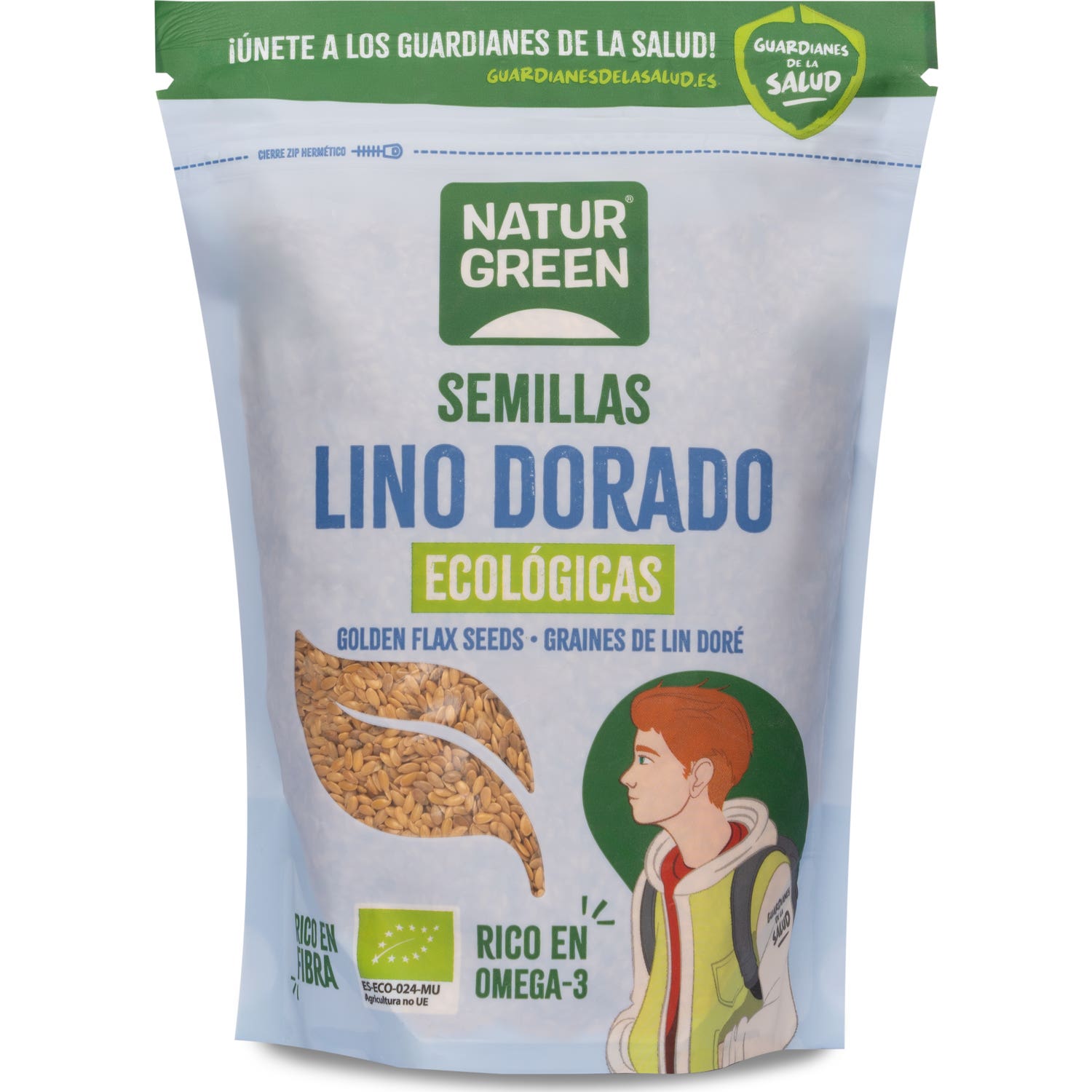 NaturGreen Semillas Lino Dorado Ecológicas 500g