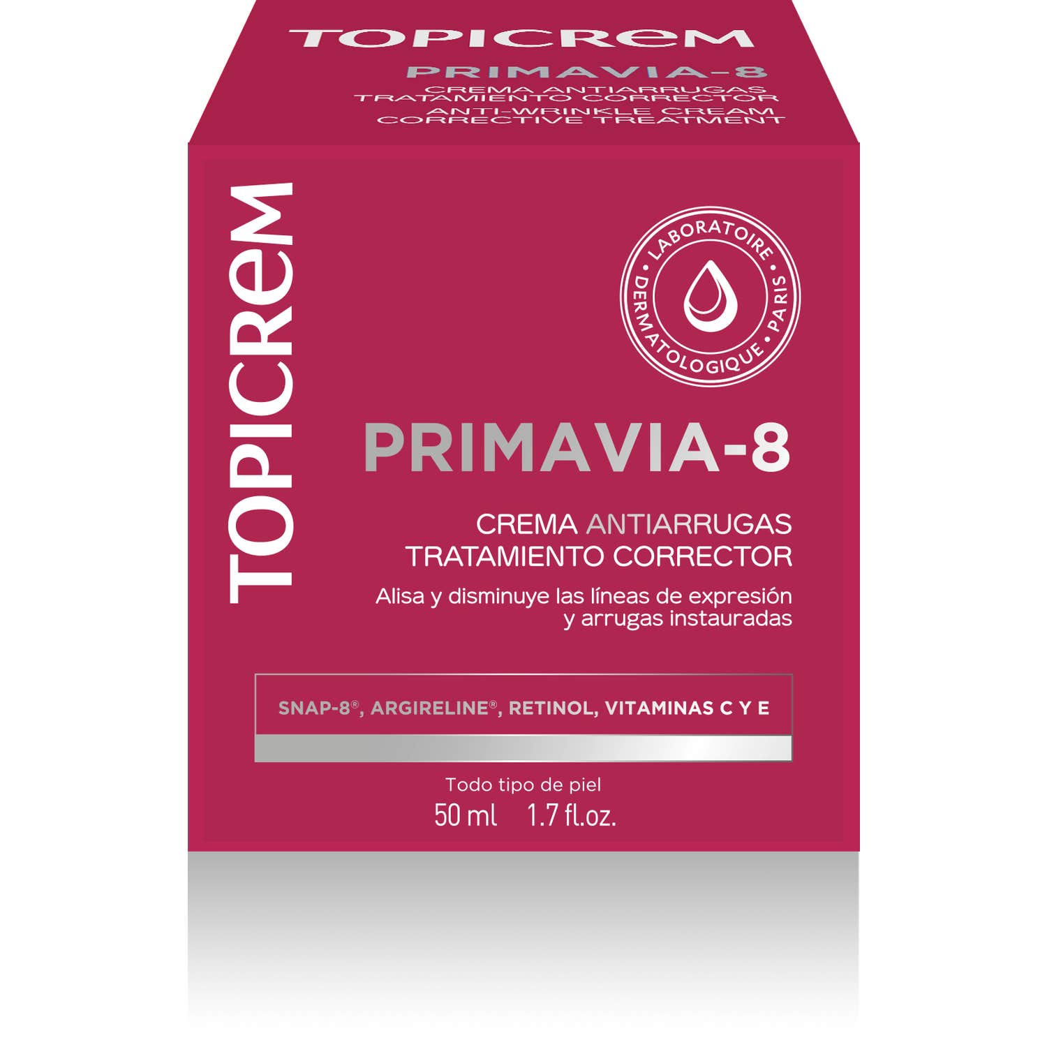 Topicrem Primavia-8 Crema Antiarrugas 50ml