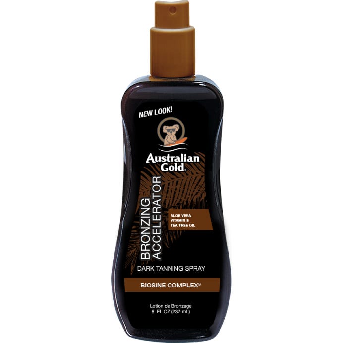 Australian gold Accelerator With Instant Bronzer Spray gel 237 ml