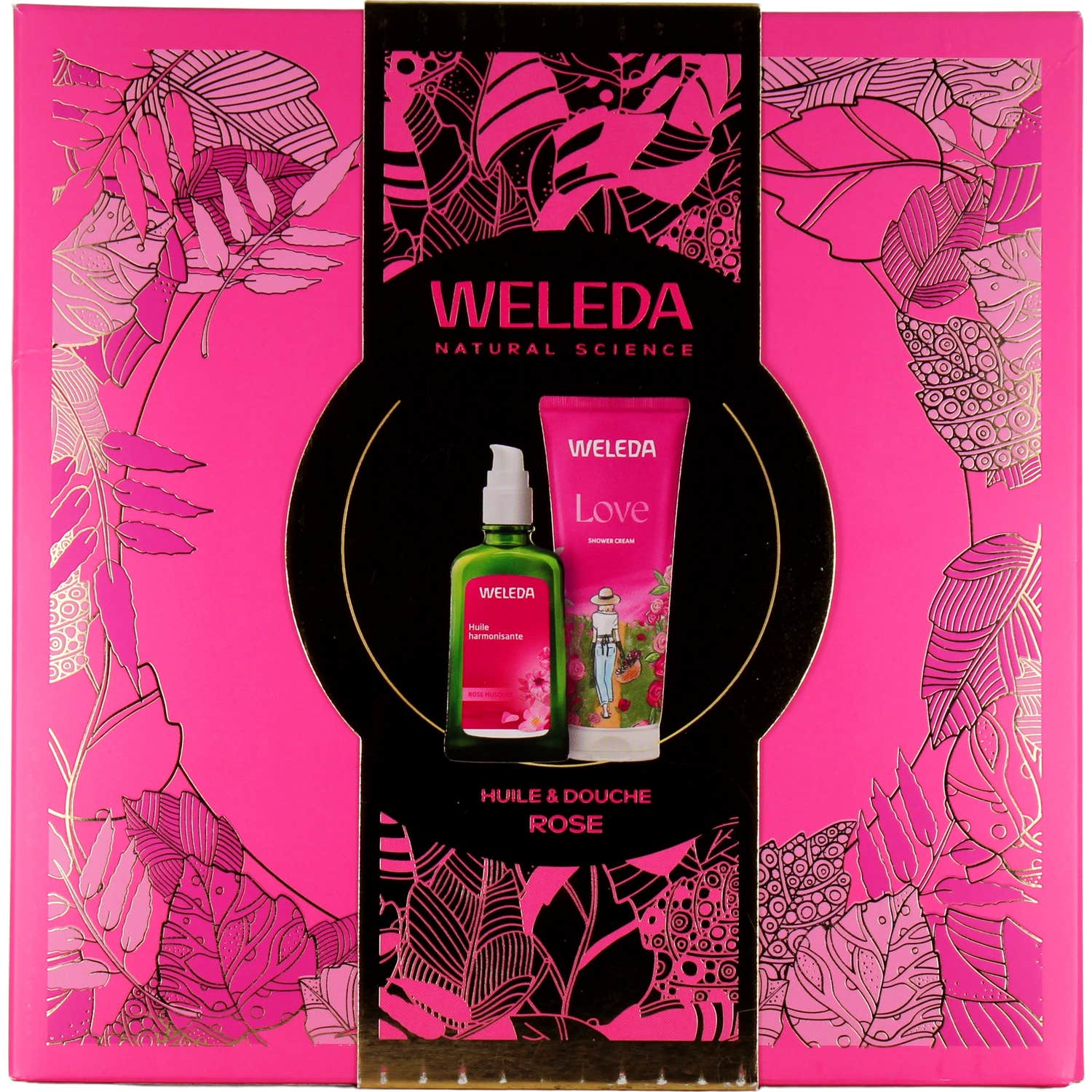 Weleda Cofre Body Aceite & Ducha Rosa