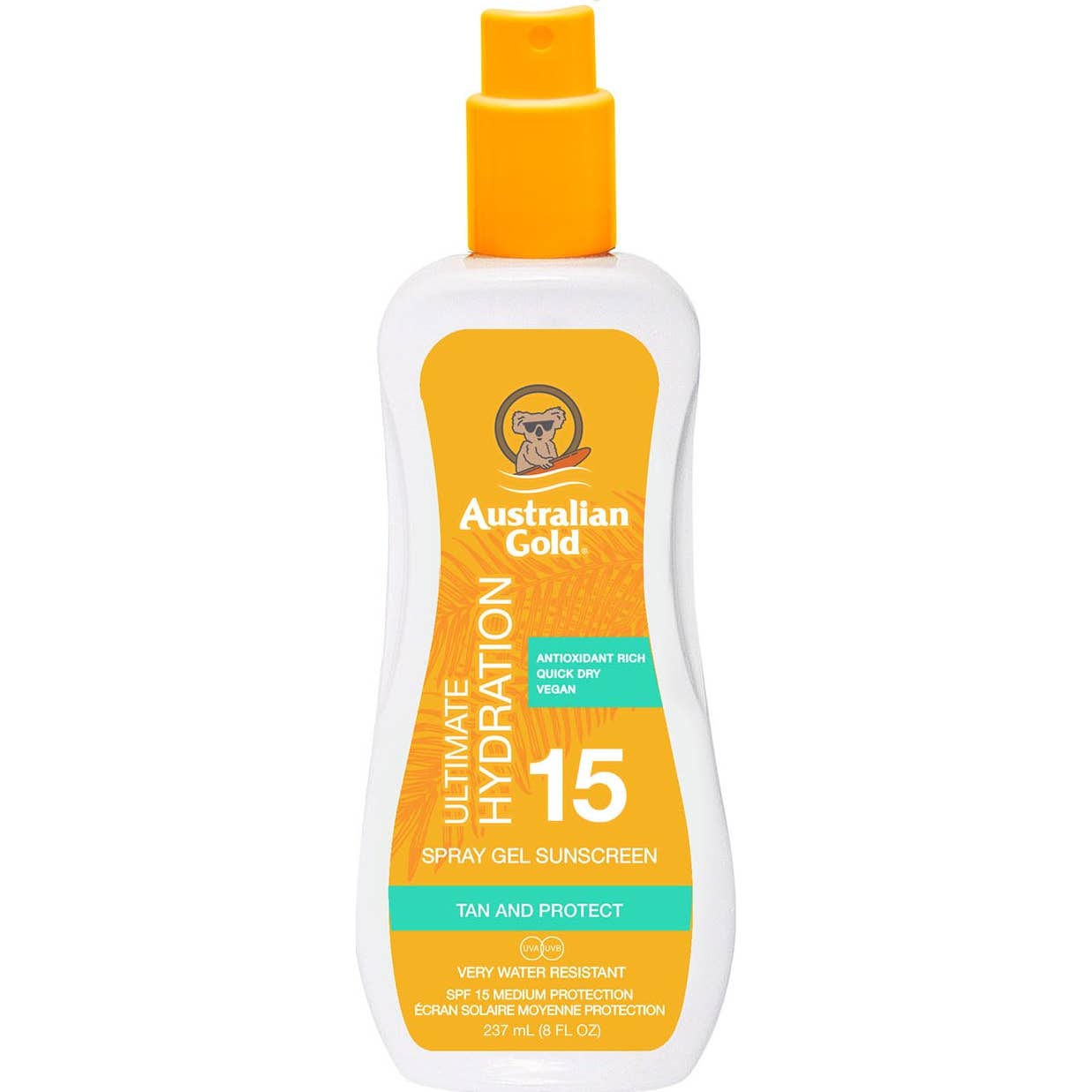 Australian Gold Ultimate Hydration SPF15 Spray Gel 237ml