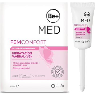 Be+ Med Femconfort Hidratación Vaginal 8x6ml