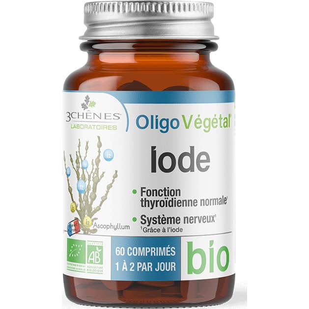 Les 3 Chênes OligoVégétal Bio Yodo 60comp