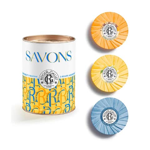 Roger & Gallet Boîte Savons Bienfaisants Fresh Wood 3x100g