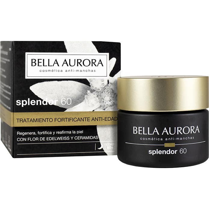 Bella Aurora Splendor +60 Crema Noche Tratamiento Fortificante Anti-Edad 50ml