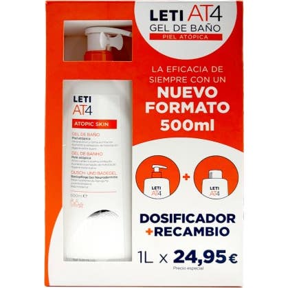 Letiat4 Gel Baño 2x500ml