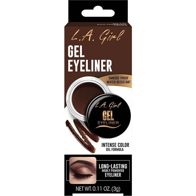 L.A. Girl Gel Eyeliner Rich Chocolate Brown 3g