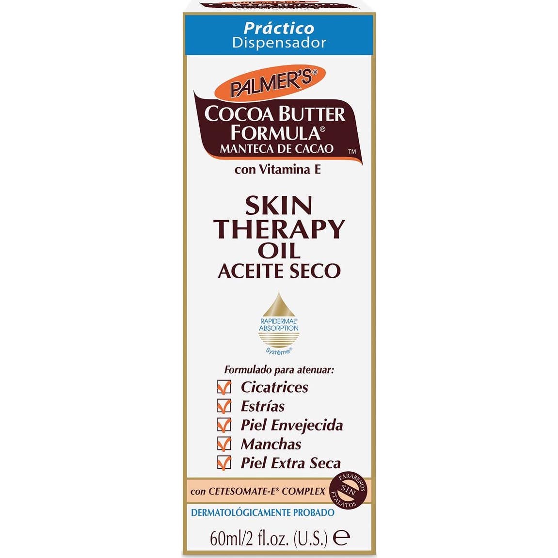 Palmers Aceite Seco Corporal De Manteca De Cacao 60 Ml De Aceite - Imagen 2