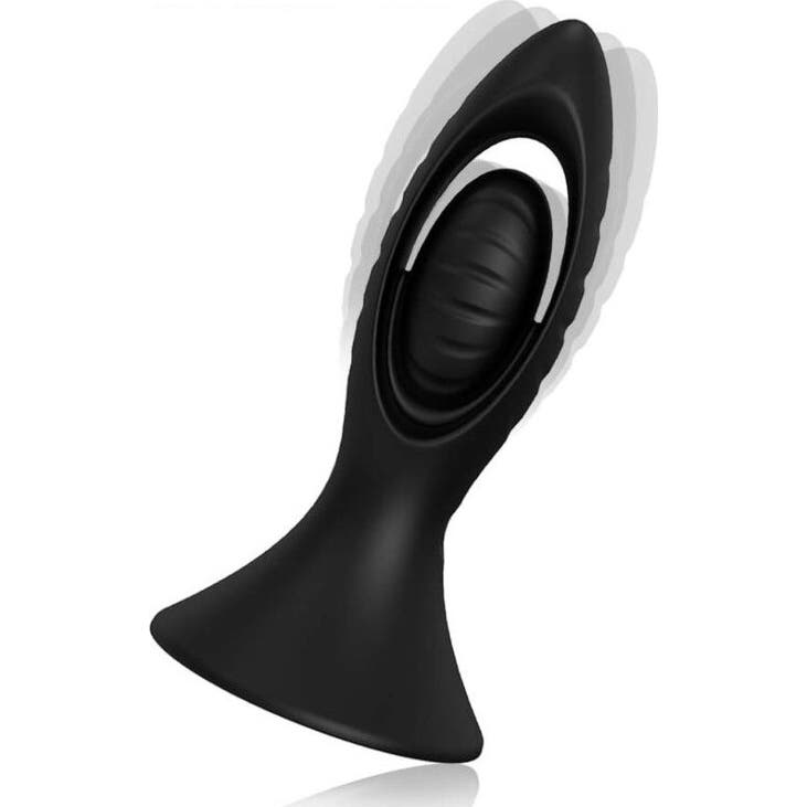 Armony Vibrador Plug Anal Silicona Negro 1ud