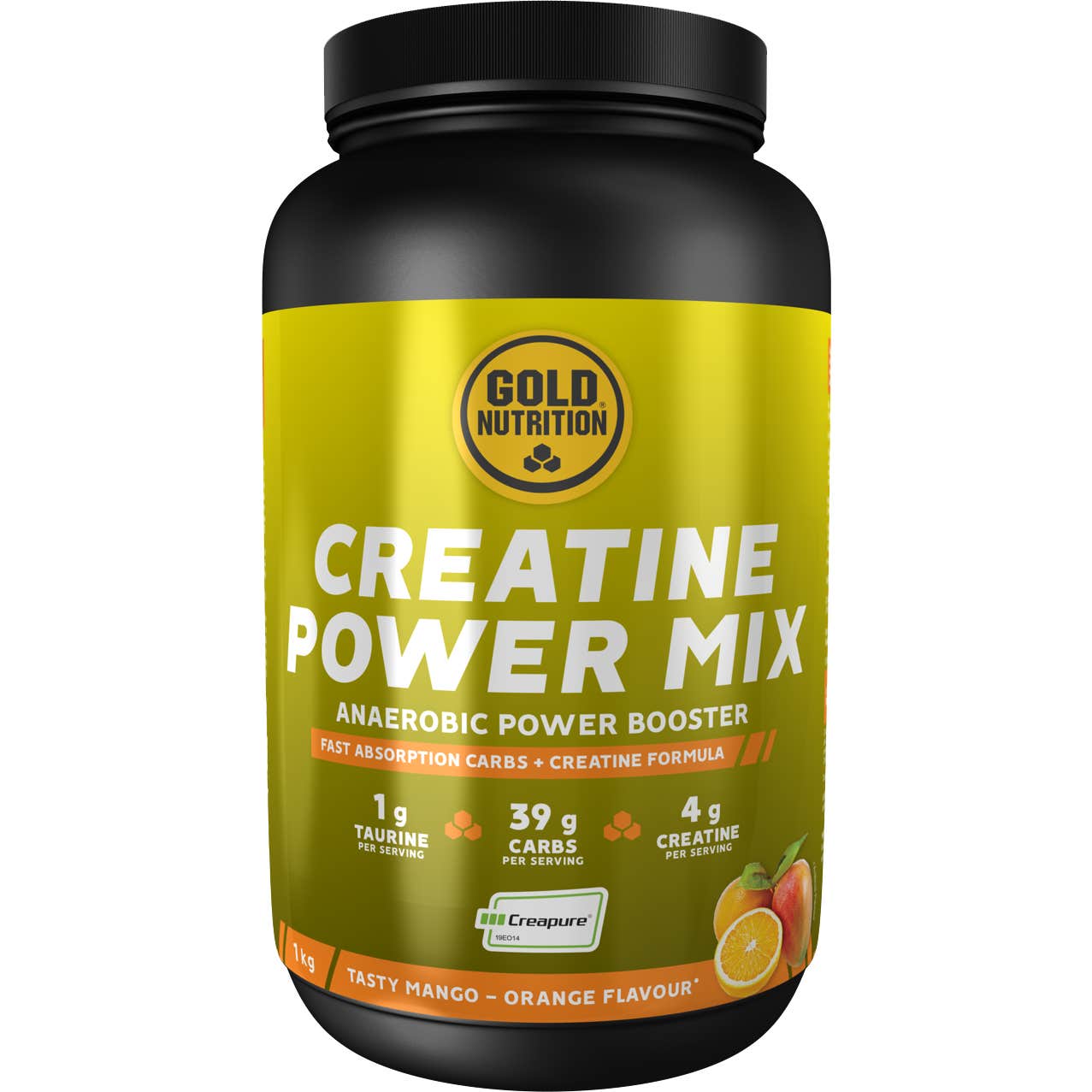 Gold Nutrition Creatina Power Mix Naranja Mango 1Kg