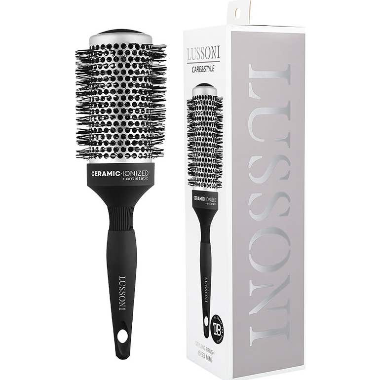 Lussoni Care & Style Round Silver Styling Brush 53mm 1ud