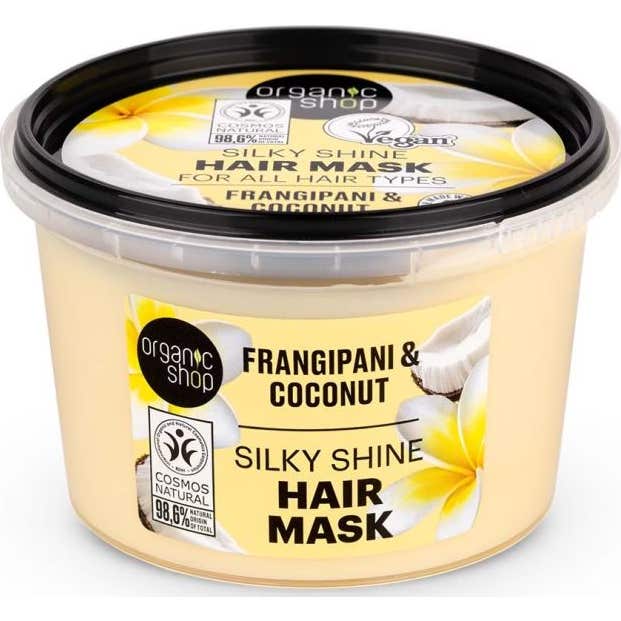 Organic Shop Mascarilla Todo Tipo Cabello Franchipán Coco 250 Ml