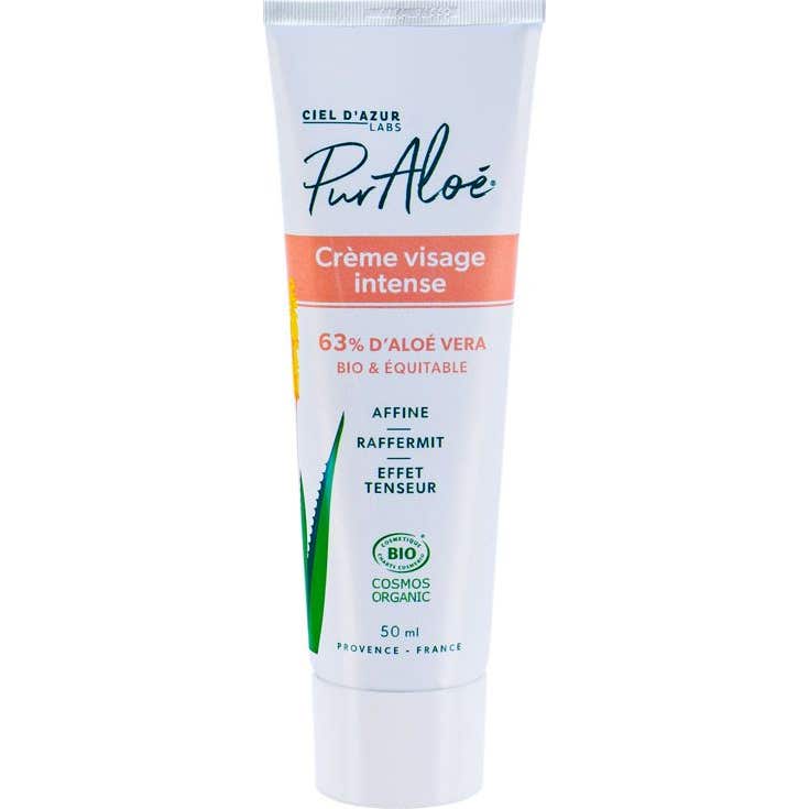 Crema Facial Intensiva de Aloe Puro 63% Aloe Vera 50 ml