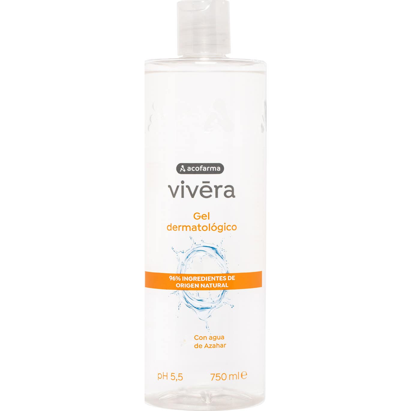 Vivera Gel Dermatologico 0% Flor de Azahar 750ml