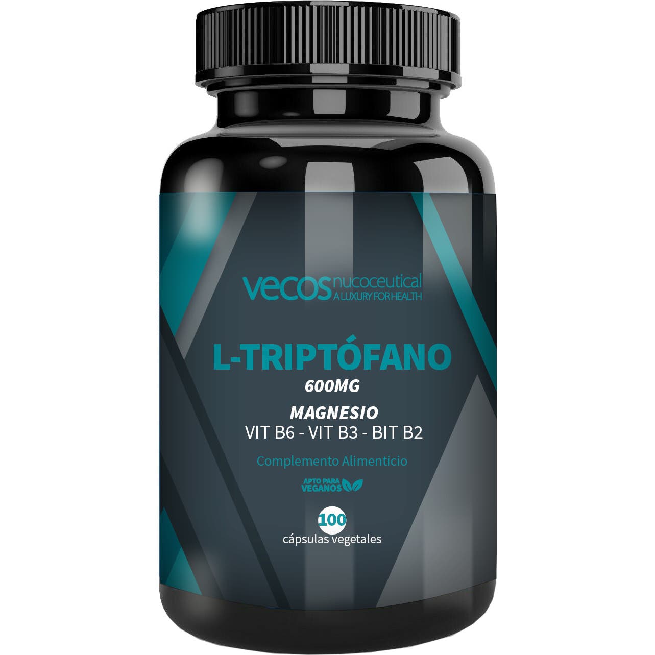 Vecos Nucoceutical L-Triptófano 600mg Magnesio 100caps
