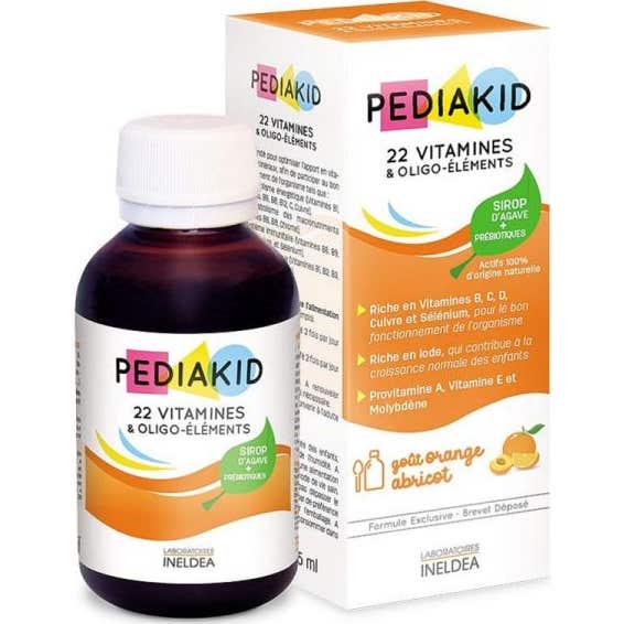 Pediakid jarabe 22 vitaminas y oligoelementos 125ml