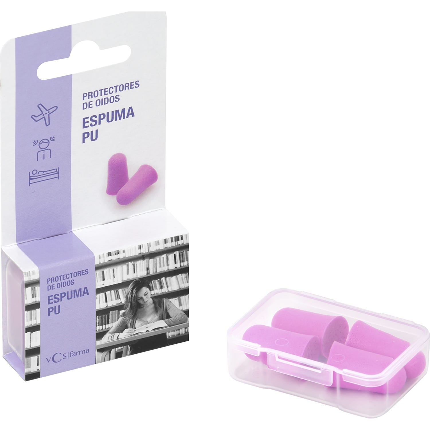 VCS Tapones oídos Espuma PU 4uds.