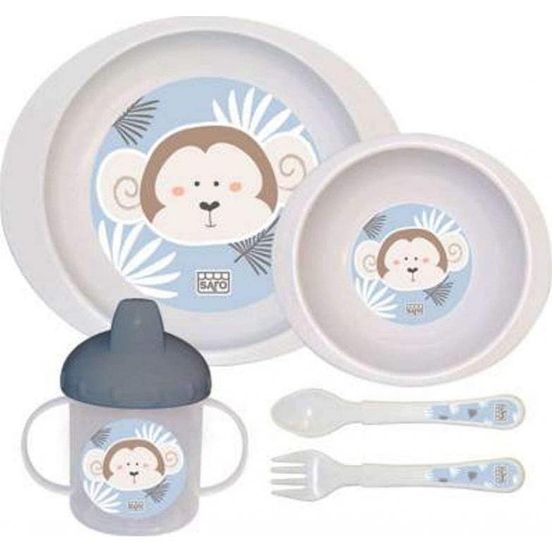 Saro Vajilla 5 Piezas Pocket Jungle Party +6M