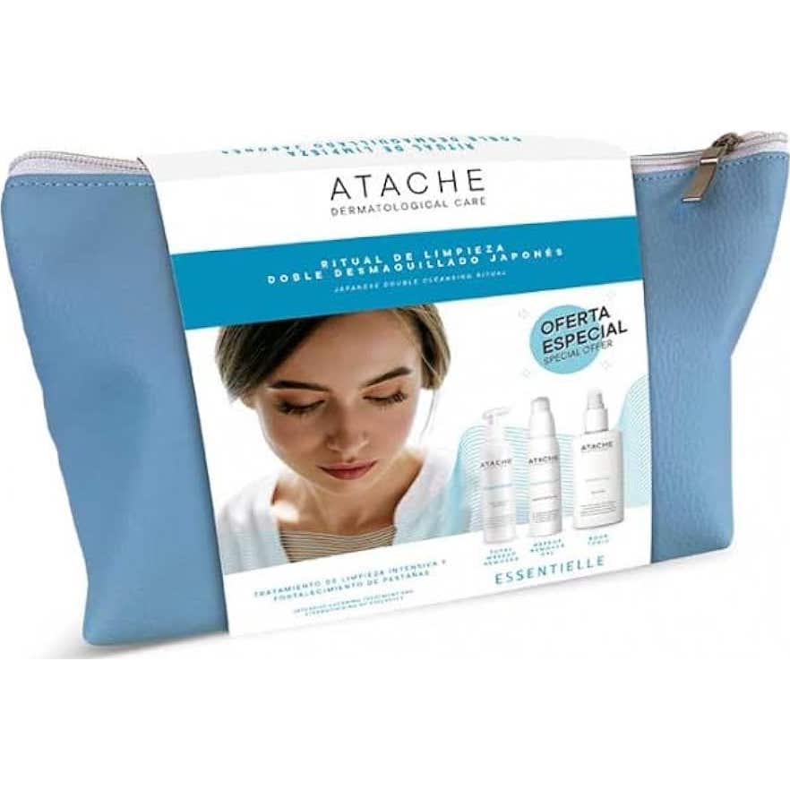 Atache Neceser Limpieza Aceite Esencial + gel + Tónico Kit