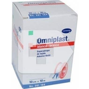 Omniplast esparadrapo hipoalérgico tejido resistente 10m X 10 cm 1u