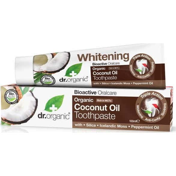Dr. Organic Dentífrico Blanqueador Coco 100 ml