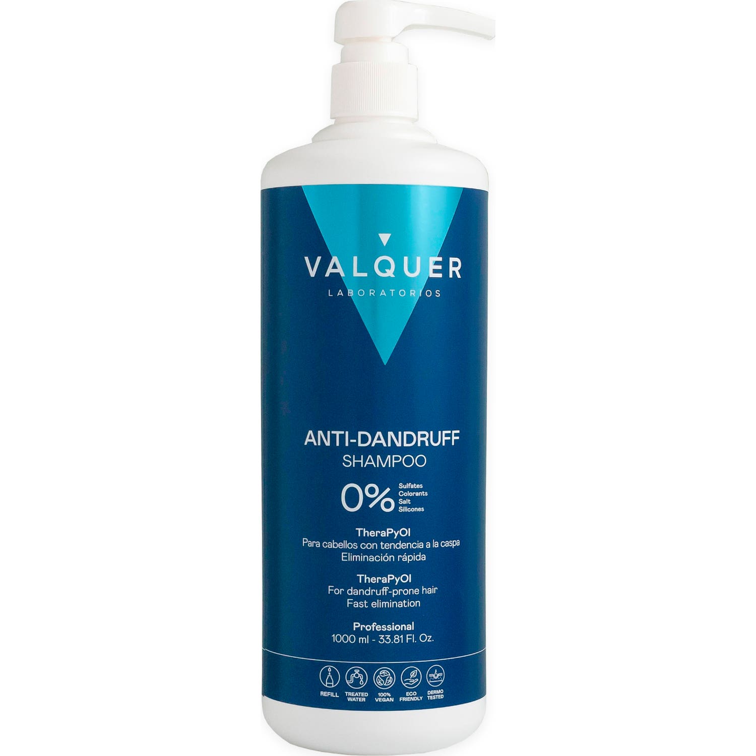 Valquer Champú Anticaspa Eliminación Rápida 1000ml