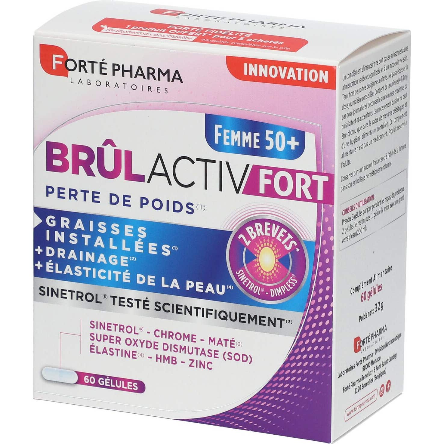 Forté Pharma Brulactiv Forte Mujer 50+ 60caps