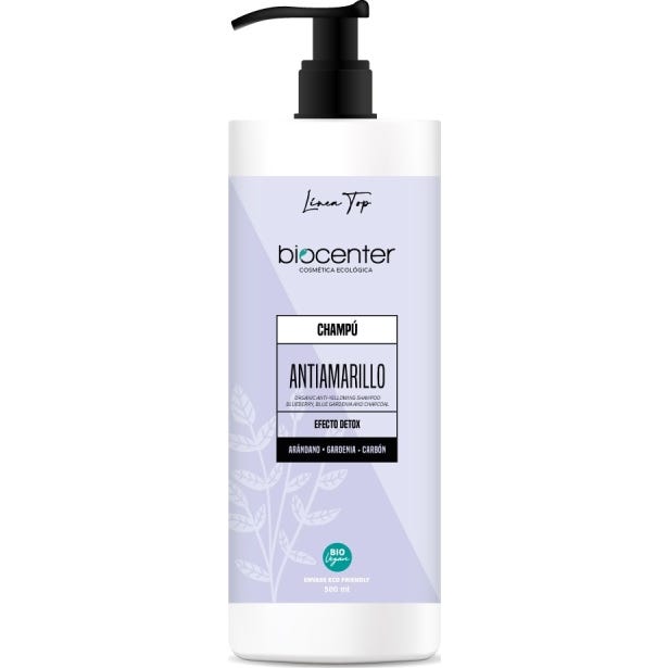 Biocenter Top Champú Natural Anti Amarillo Bio 500 ml