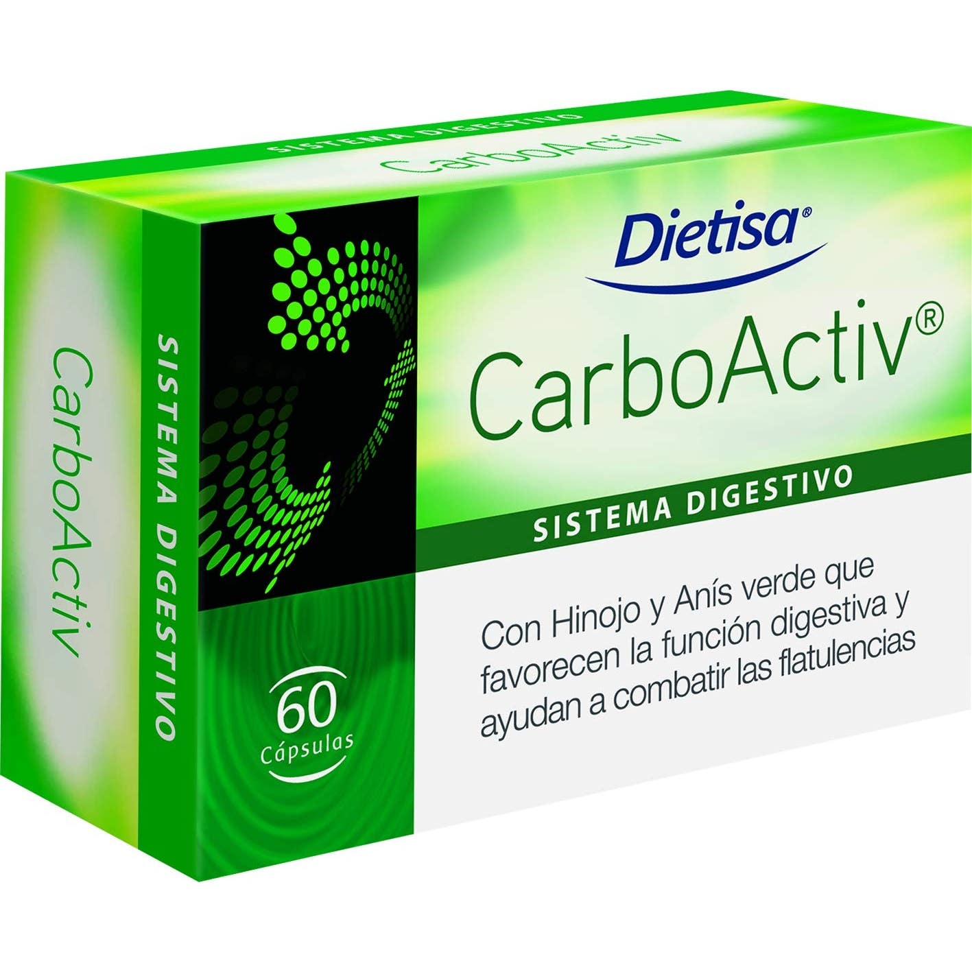 Dielisa Carbón/Verde Dietisa Carboactiv 60 Caps