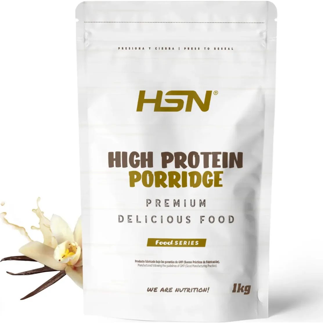 HSN Gachas de Avena Proteicas Vainilla 1000 g | Natural Doctor