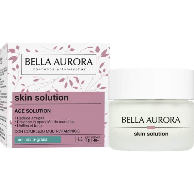 Bella Aurora Skin Solution Age Solution Crema Día Anti-Arrugas Reafirmante Piel Mixta-Grasa 50 ml