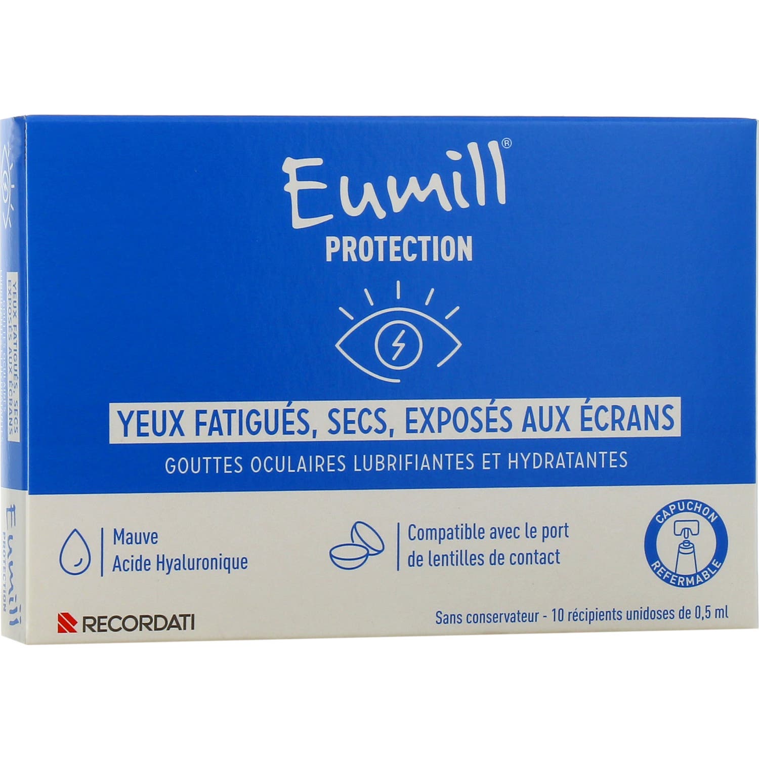Eumill Protection Ojos Cansados Secos Expuestos a Pantallas 10x0.5 ml