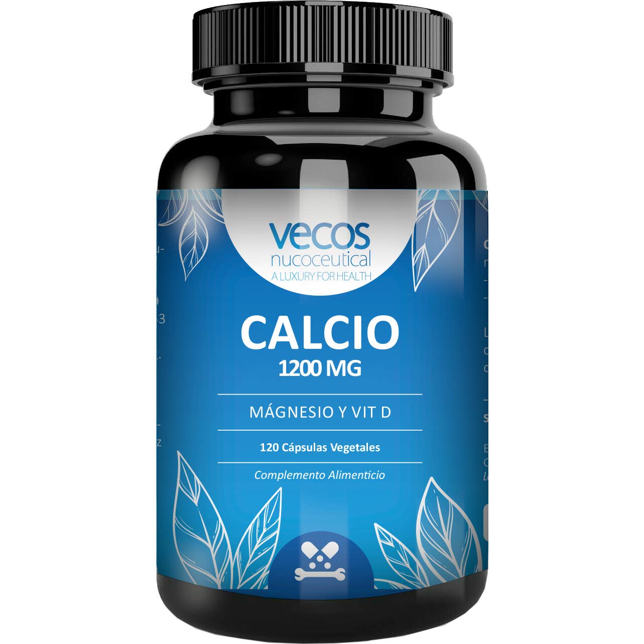 Vecos Nucoceuticals Calcio Puro 1200mg 120caps