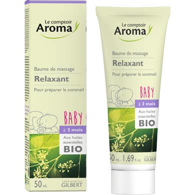 Le Comptoir Aroma Ressource Bálsamo de masaje relajante para bebés 50 ml