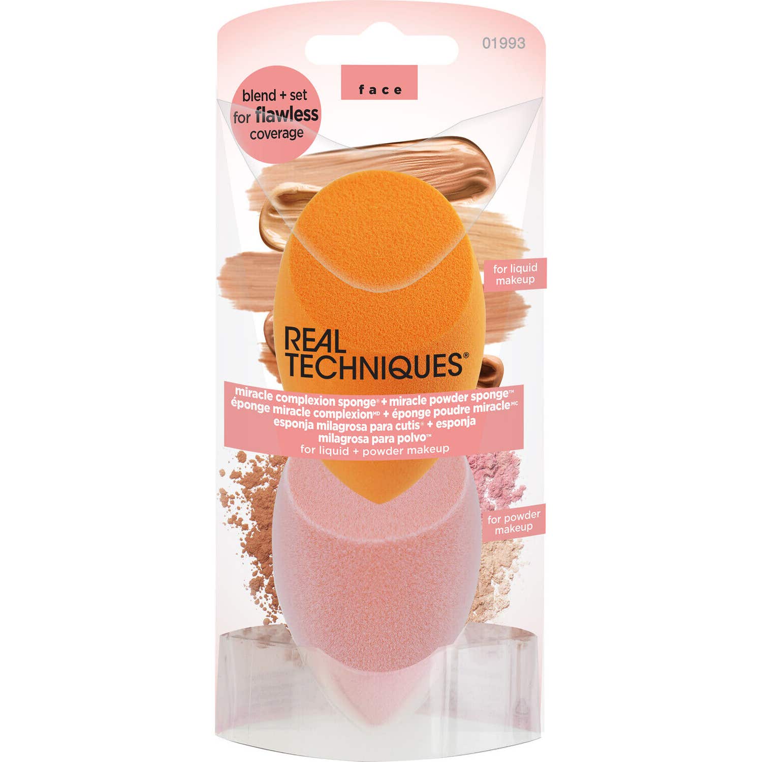 Real Techniques Miracle Complexion + Miracle Powder Sponge Set